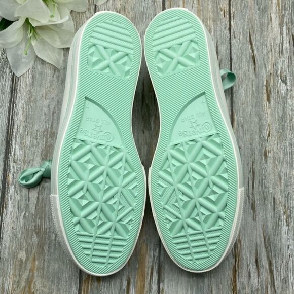 Chuck Taylor All Star Lift Platform Matte Satin Sneaker Shoes Size 7 - Picture 8 of 14